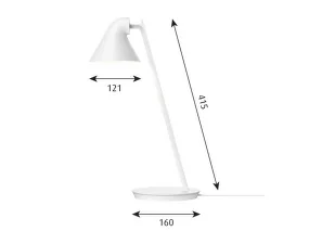 Stolní lampa NJP Mini, white