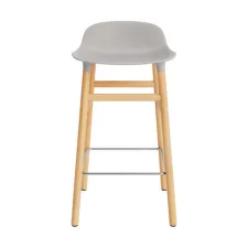 Barová židle Form 65 cm, warm grey/oak