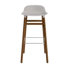 Barová židle Form 75 cm, warm grey/walnut