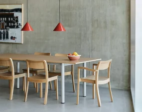 Stůl Annex Overhang 240x90, lacquered oak