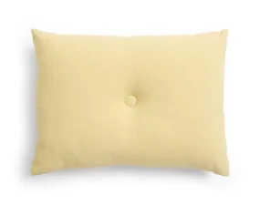 Polštář Dot Linen, soft yellow