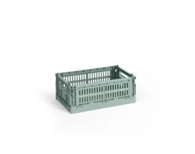 Úložný box Colour Crate S, sage green