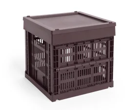 Plastové víko Colour Crate Cube/Square M, bordeaux