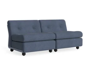 Dvoumístná pohovka Amanta, Turf blue grey