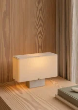 Stolní lampa Nonna H24, aluminium