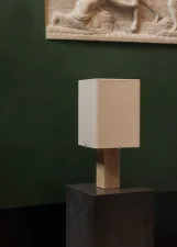 Stolní lampa Nonna H49, travertine