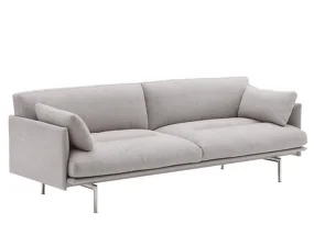 Třímístná pohovka Outline Soft, Clay 12