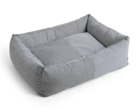 Psí pelíšek Dogs Bed L, blue and white stripe