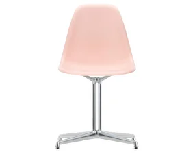 Židle Eames DSL, pale rose / polished aluminum