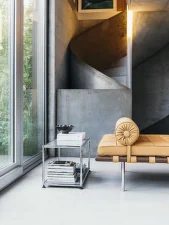 Odkládací stolek USM Haller M22, light grey