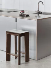 Barová stolička Chisel 30 H75, lacquered oak / Grano cognac