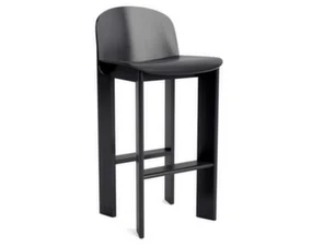Barová židle Chisel 35 H75, black lacquered oak