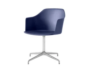 Kancelářská židle Rely HW38 s područkami, polished aluminium / midnight