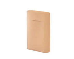 Váza Ridge H35, light orange frosted glass