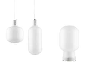 Závěsná lampa Amp Small, white