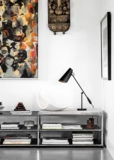 Stolní lampa Birdy, all black