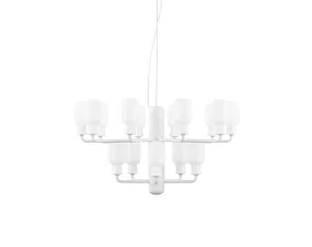 Lustr Amp Chandelier Small, white