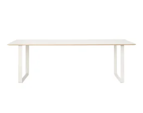 Stůl 70/70, 225 cm, white