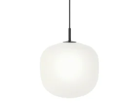 Závěsné svítidlo Rime Ø25, opal/black