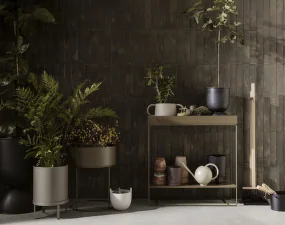 Truhlík na květiny Plant Box Round, olive