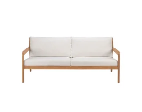 Outdorová sofa Jack 180 cm, teak / off white