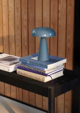 Přenosná lampa Como, stone blue