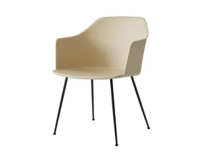 Židle Rely HW33 s područkami, black/beige sand