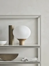 Stolní lampa Acorn Ø32, matt opal glass
