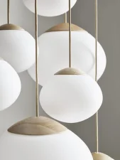 Závěsná lampa Acorn Ø41, matt opal glass