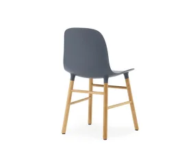 Židle Form, blue/oak
