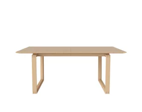 Jídelní stůl Nord 180 cm, white pigmented oiled oak
