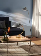 Stolní lampa Kaiser Idell™Luxus, easy grey / brass
