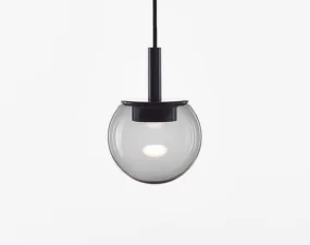 Závěsné svítidlo Orbis 150 PC1289, smoke grey / black matte