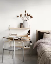 Policová sestava String Workspace H, oak/white