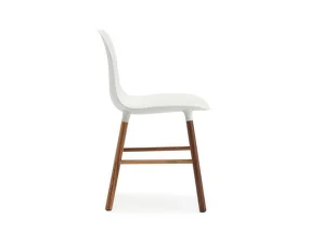 Židle Form, white/walnut