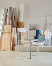 Židle Type Chair, silver grey