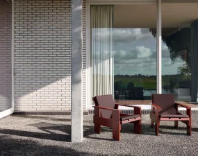 Polstrování Crate Lounge Chair, iron red