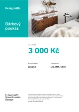 Elektronický dárkový poukaz v hodnotě 3000 Kč