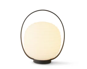 Přenosná lampa Lantern, frosted white opal