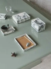 Tác Mist Tray 10x15, emerald off-white
