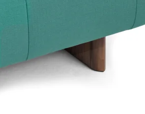 Pohovka Quilton Lift 3-seater, water based lacquered walnut/Naveli 953