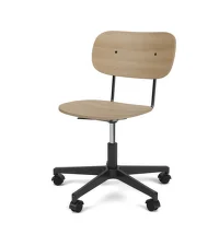 Kancelářská židle Co Task Chair, black/natural oak