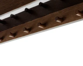 Police Epoch 118 s háčky, dark stained oak