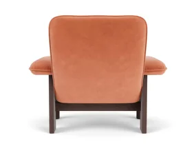 Křeslo Brasilia Lounge Chair, Avalon 012/dark stained oak