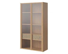Nástěnná skříňka Cana Wall Cabinet High, oiled oak