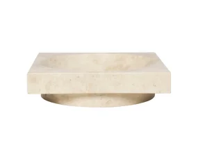 Mísa Hew Centrepiece Low, travertine