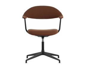 Kancelářská židle Mynt Upholstery, marron/cognac/black