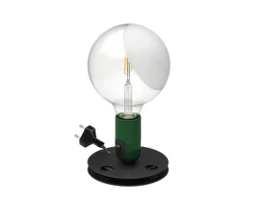 Stolní lampa Lampadina, green