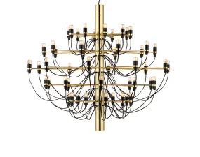 Lustr 2097/50 Clear Bulbs, brass
