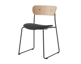 Židle Pavilion AV52, oak/Re-Wool 198